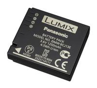 Panasonic Lumix DMW-BCJ13E Batterie rechargeable 3.6V, 1250mAh, 4.5Wh pour Lumix LX7, LX5 - Noir