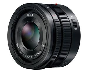 Panasonic Lumix G Leica DG Summilux Lens, 15 mm, F1.7 ASPH., Professionnel sans Miroir Micro Four Thirds, 15 (USA) Noir