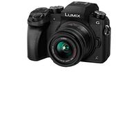 Panasonic-Lumix G7KEC K-Cámara numérique interchangeable avec objectif de 14-42 mm (16 mégapixels écran de 3" enregistrement vidéo 4 K,) WiFi Noir