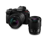 Panasonic LUMIX S DC-S5KCE-EG, Kit Complet avec Deux objectifs : S-R2060 (20-60 mm, F3.5-5.6) et S-S50 (50 mm, F1,8) Noir
