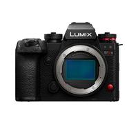 Panasonic LUMIX S1IIE Apareil Photo sans Miroir Plein Cadre, Boîtier Seul, 24MP, Cs4K 60p, 6K 30p Open Gate, ProRes RAW, Phase Hybride AF, Monture L, Noir