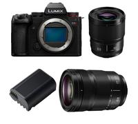 PANASONIC LUMIX S5 MARK II + 24-105 + 50mm f/1.8 + 2eme batterie Garanti 3 ans
