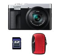 PANASONIC Lumix TZ99 Silver + Sac + Carte SD 16 Go