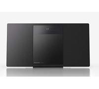 Panasonic Micro-chaîne compacte SC-HC410EG-K I Puissance de 40W CD USB Bluetooth AUX in Autoplay Optimisation sonore avec Space Tune™ App Panasonic Music fixation murale noir - Version Française