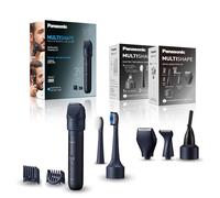 Panasonic MULTISHAPE ERCKL1, ER-CDT1 & ER-CTB1 Set, tondeuse à barbe et cheveux, tête de rasage/tondeuse de détail, embout de brosse à dents électrique avec batterie Li-ion rechargeable, noir