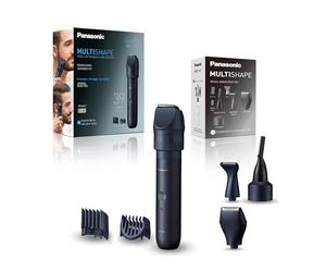 Panasonic MULTISHAPE Système d'Hygiène Modulaire ER-CDT1 & ER-CKL1 Ensemble, Ensemble Têtes de Rasage/Tonte & Tondeuse à barbe et à cheveux pour hommes avec batterie Ni-MH rechargeable, Noir
