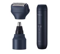 Panasonic XSHAPE-JUNIOR MULTISHAPE, Unité principale/Batterie Li-ion, Tête tondeuse nez, oreille et visage, Tête rasoir 3 lames