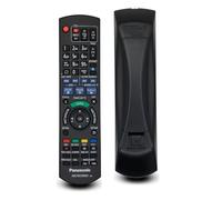Panasonic N2QAYB000914 Télécommande d'origine pour enregistreur de disque dur Panasonic Blu-ray compatible avec DMR-HCT130 EG, DMR-HCT230 EG, DMR-HST130 EG, DMR-HST230 EG, DMR-BST800, DMR-HCT130 EG