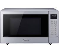 Panasonic NN-CT57RMEPG Four à Micro-Ondes combiné 4-en-1, 27 L avec mode Airfryer, Inverter 1000 W, Gril 1300 W, Chaleur Tournante, 19 Programmes Automatiques, panier de cuisson airfryer, Argenté
