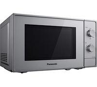Panasonic NN-E22JMMEPG | Four Micro-ondes Solo, 20 L, 5 niveaux de puissance : 800W/700W/360W/270W/200W, Plateau tournant 25,5 cm, Intérieur acrylique, Argent - Version FR