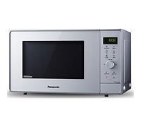 Panasonic NN-GD36HMSUG | Four Micro-ondes Gril 2 en 1, 23 L, Technologie Inverter, Gril Quartz 1000 W, Micro-Ondes 1000 W, Moule vapeur, 17 Programmes, Plateau tournant 28,5 cm, Argent - Version FR