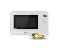 Panasonic NN-GT45KWSUG Four Micro-Ondes Gril et Plateau Tournant en Verre, 31L, 1000W, Technologie Inverter, 24 Programmes Auto, Décongélation, 7 Niveaux de Puissance, Minuterie, Affichage LED, Blanc