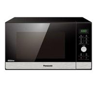Panasonic NN-SD28HSGTG-F Four Micro-Ondes Technologie Inverter Plateau Tournant en Verre, 23L, 1000W, 10 Programmes auto, Décongélation Turbo, 6 puissances, Minuterie, LED, Acier Inoxydable Noir