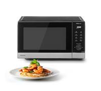 Panasonic NN-SD38QSEPG 29L Solo-Mikrowelle, 1000 W, automatisches Auftauen, 11 automatische Programme, Timer, Schwarz & Edelstahl (NN-SD38QSEPG)