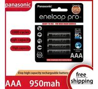 Panasonic Original Eneloop Pro 950 mAh AAA batterie pour lampe de poche jouet caméra préchargée haute capacité Batteries rechargeables 16 batteries