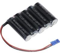 Panasonic pack d'accus 5 Mignon (AA) câble, fiche NiMH eneloop Pro série F1x5 Graupner 6 V 2450 mAh (134059)