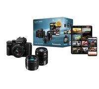 Panasonic Pack appareil photo hybride Lumix G100D - 12-32mm 45-150mm 25mm f/1.7 + formation Jiminy