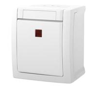 Panasonic Panasonic Interrupteur de contrôle/de coupure 2 pôles FR-AP blanc Quantité:1