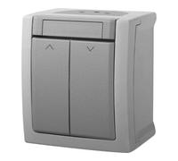 Panasonic Panasonic Interrupteur volet roulant FR en saillie IP54 250V 10A gris Quantité:1
