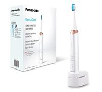 Panasonic - Personalcare EW-DC12-W503 | Brosse à Dents Électrique, - Technologie ultrasonique, 90 minutes d'autonomie, 3 modes de brossage, 31 000 vibrations/min, Minuteur, Blanc et doré