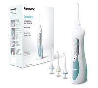 Panasonic - Personalcare EW1311G845 | Jet dentaire - Système AIR 3 puissances réglables 4 canules Sans fil Réservoir 130 ml 15 min d'autonomie 1400 pulsations/min Blanc et vert menthe