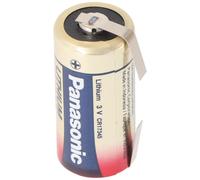 Panasonic Photo Power CR123A Pile au lithium Pile au lithium de 3 volts, au choix avec cosses à souder en forme de Z ou en forme de U