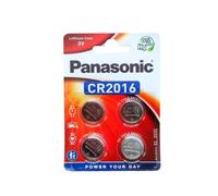 Panasonic Pile au lithium, pile bouton, CR2016, 3V Electronics, Lithium Power, Retail Blister (4-Pack)