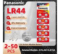Panasonic - pile bouton originale 1.5V LR44 AG13 175mAh, 357 SR44 LR1154, pour montre, calculatrice, pile bouton, jouet