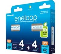 Panasonic Eneloop 4x (AA) 2000mAh + 4x (AAA) 800mAh