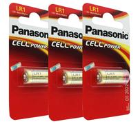 Panasonic PowerMax3 LR1, Lady Size N Pack économique de 3 piles