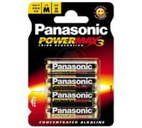 Panasonic PowerMax3 Pack économique de 4 piles Mignon/AA