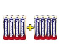 Panasonic Pro Power 4+4 Pile LR6 (AA) alcaline(s) 1.5 V 8 pc(s)