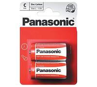 Panasonic Piles R14 C longue durée zinc‑carbone 1,5 V – 2 unités