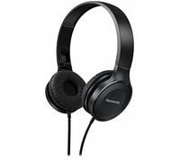 Panasonic RP-HF100E-K Casque Stéréo, HP 30mm, avec Aimant Neodyme, Pliable avec Coussinets Souples, Noir