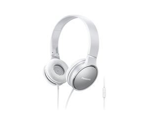 Panasonic RP-HF300M Casque Avec fil Arceau Appels/Musique Gris, Blanc