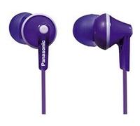 Panasonic Écouteurs intra-auriculaires RP-HJE125E-V Design Ergofit, micro, aimant néodyme Violet