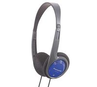 Panasonic Casque stéréo RP-HT010E-A HP 30 mm, aimant néodyme, pliable, Noir/Gris