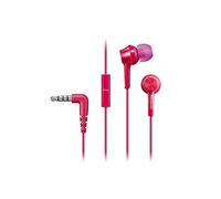 Panasonic Écouteurs intra-auriculaires RP‑TCM115E – filaires, micro, prise jack 3,5 mm – Rose