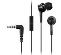 Panasonic Écouteurs filaires intra-auriculaires – micro, prise jack 3,5 mm – noir