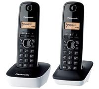 Panasonic Sans Fil Duo Displ.Lcd Mem.50Num Blanc [Version Italienne]