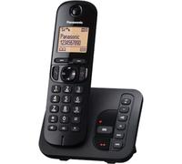 Panasonic | Sans fil | KX-TGC220FXB | Ecran intégré | Identification de l'appelant | Noir | Capacité du répertoire 50 entrées | Haut-parleur