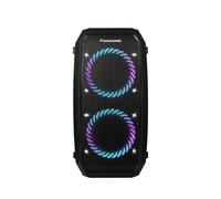 Panasonic SC-BMAX30 Enceinte Portable avec Bluetooth, Lumières Intégrées, Port Bass Reflex, 320 W, 14 Heures d’autonomie, USB, IPX4, Entrées Guitare et Micro pour Karaoké, Noir