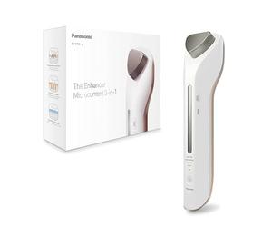Panasonic Stimulateur Fermeté pour Visage, Rituel Beauté 3en1, Action Detox, Effet Boost, Mode Tonifiant, Blanc