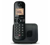 Panasonic Téléphone Corp. KXTGC250SPB Noir 1,6'