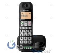 Panasonic Téléphone sans Fils KX-TGE110JTB Portable Touche Grands Et Libres Noir