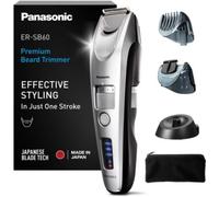 Panasonic ER-SB60-S803 tondeuse à barbe AC/Baterry 38 2 cm Argent