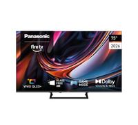 Panasonic TV-75W80C, 4K UHD Vivid QLED+ Téléviseur, Glare Free Max Fire TV | AI 4K Colour Engine, Game Mode, Alexa Voice Control, Bluetooth, Surround Sound, 75'' (189cm), W80C Série Televisor, 2026