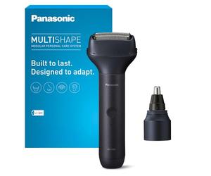 Panasonic XSHAPE-JUNIOR MULTISHAPE, Unité principale/Batterie Li-ion, Tête tondeuse nez, oreille et visage, Tête rasoir 3 lames