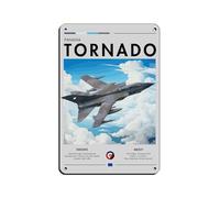 Panavia Tornado Plaque en métal vintage pour pub, club, café, bar, maison, décoration murale rétro 20 x 30 cm