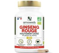 Panax Ginseng Rouge BIO de Corée | Extrait Concentré | 60 gélules